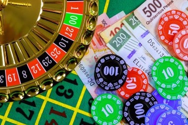 Live blackjack table with professional dealer and multiple player seats